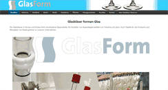 Desktop Screenshot of glasform.ch