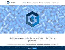 Tablet Screenshot of glasform.es